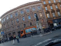 Spomenik fra Andriji Kačiću Miošiću, Mesnička ulica. U prolazu 13. ožujka 2026. godine